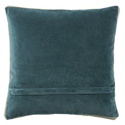 bryn solid teal gray pillow by jaipur 2-img84