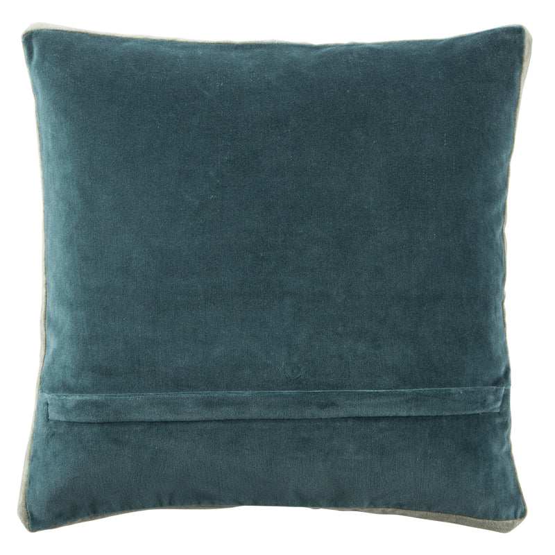 bryn solid teal gray pillow by jaipur 2-img86