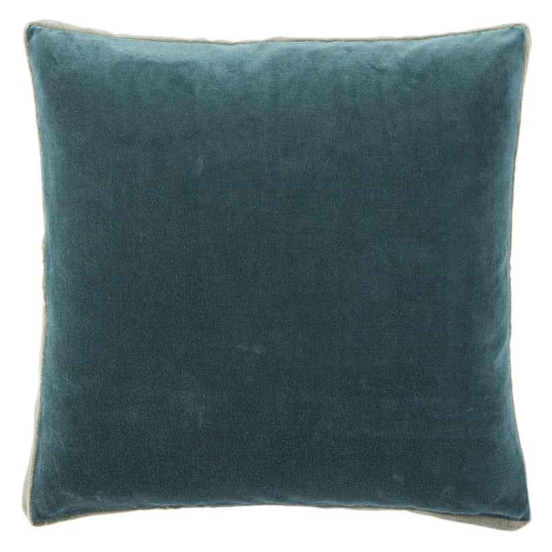 bryn solid teal gray pillow by jaipur 1-img74