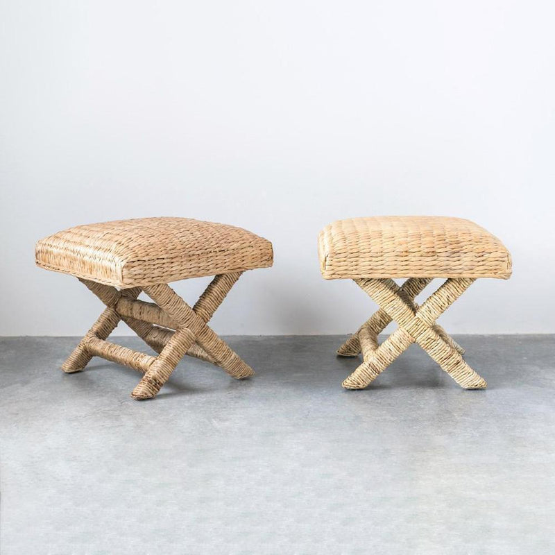 water hyacinth wood stool 4-img65