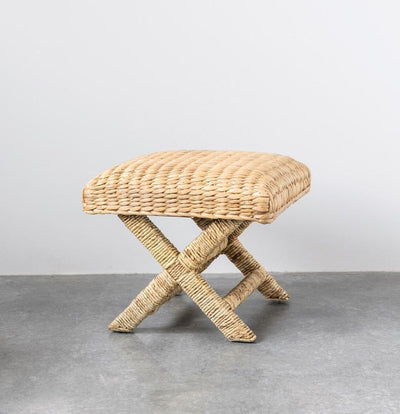water hyacinth wood stool 2-img5