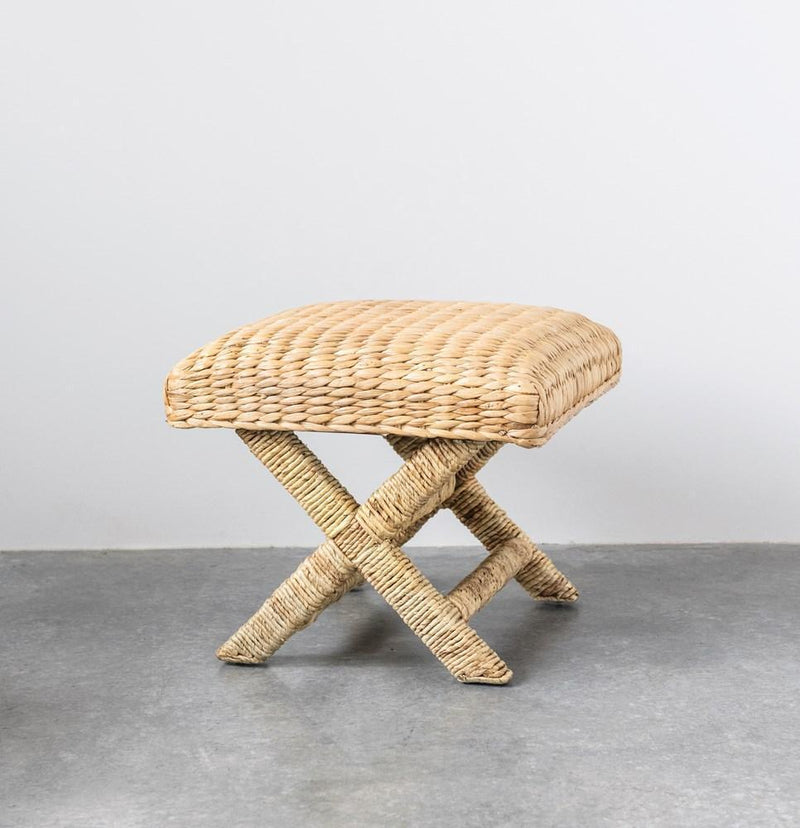 water hyacinth wood stool 2-img65