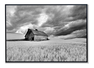PhotoDF, Barn in Wheat Field with Approaching Storm by Grand Image Home grid__img-ratio-94
