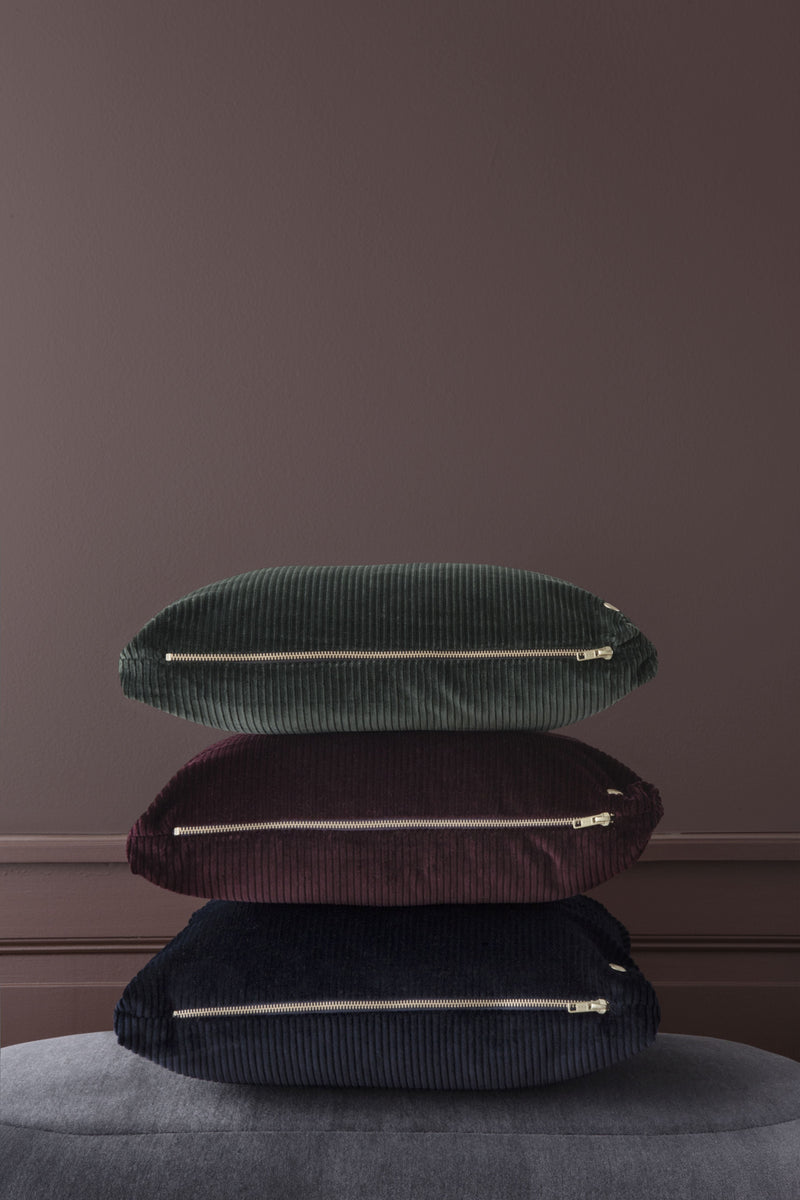 Corduroy Cushion in Green by Ferm Living-img1