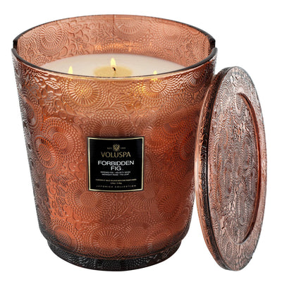 Forbidden Fig 5 Wick Hearth Candle-img6
