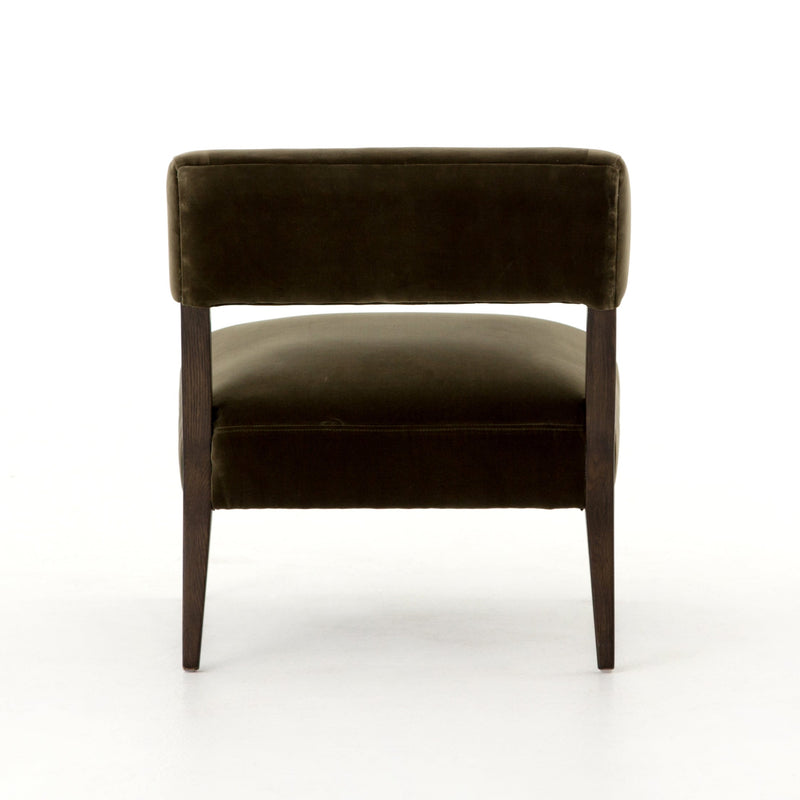 Gary Club Chair In Olive Green-img0
