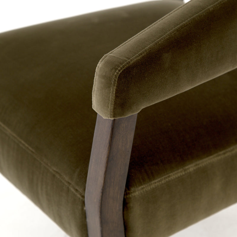 Gary Club Chair In Olive Green-img88