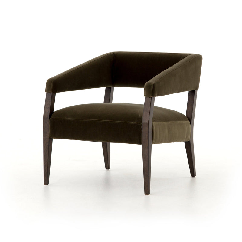 Gary Club Chair In Olive Green-img42