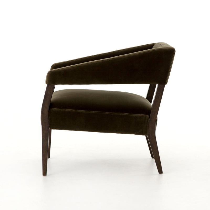 Gary Club Chair In Olive Green-img5