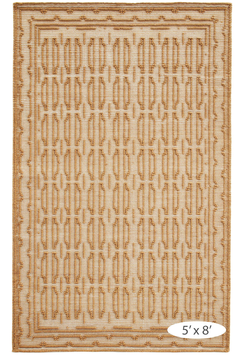 Campbell Sand Woven Wool Rug-img94