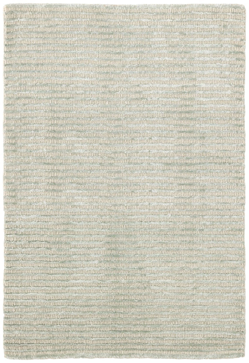 Cut Striped Ocean Hand Knotted Viscose & Wool Rug-img10