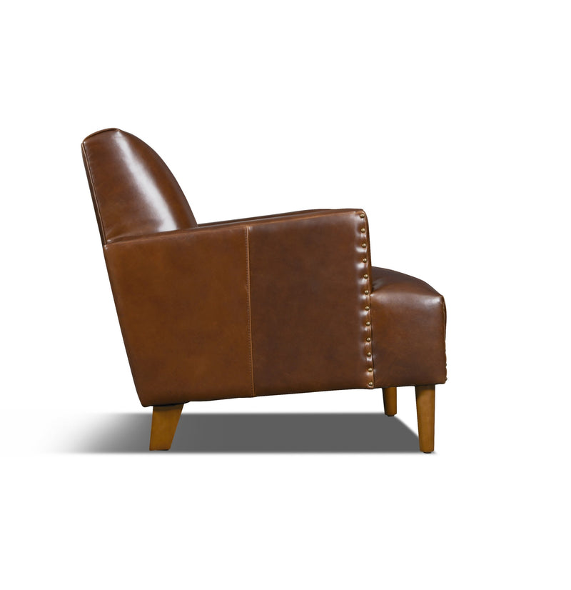 Duke Leather Chair in Sequoia Espresso-img94