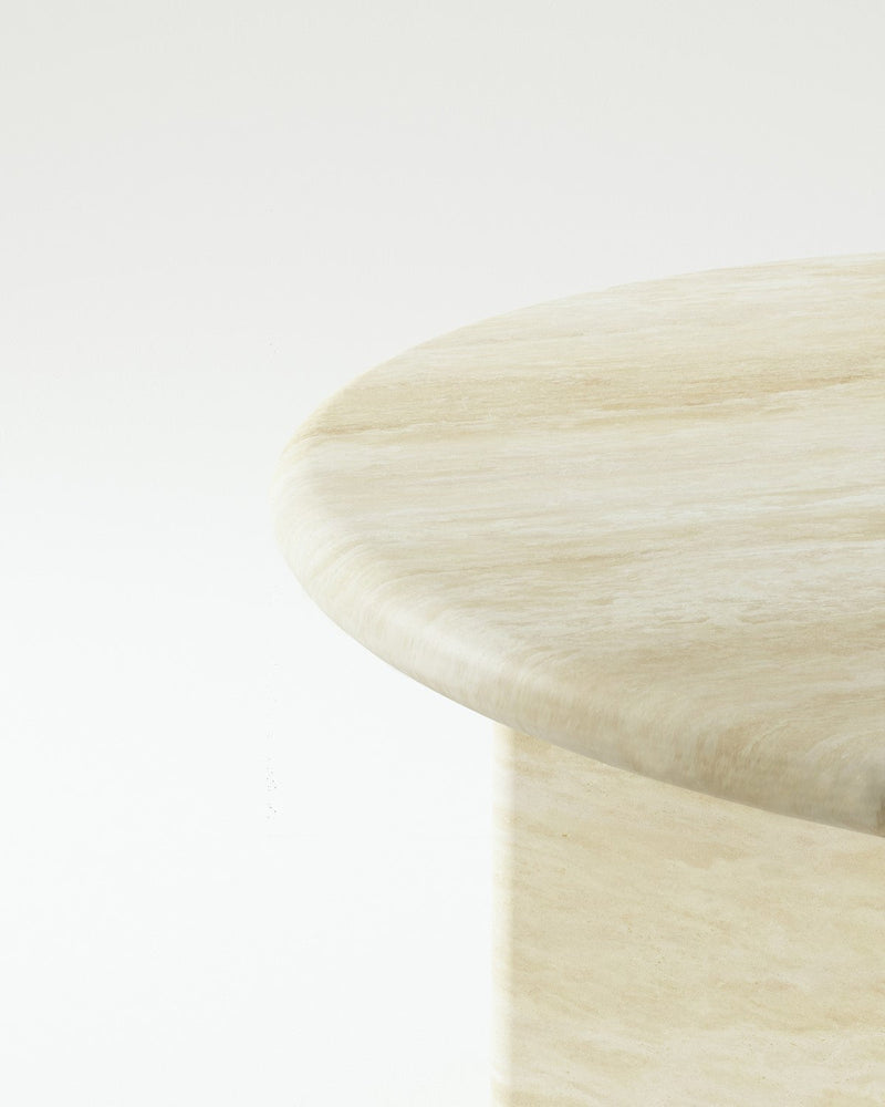 Pernella Round Coffee Table in Solid Stone-img15