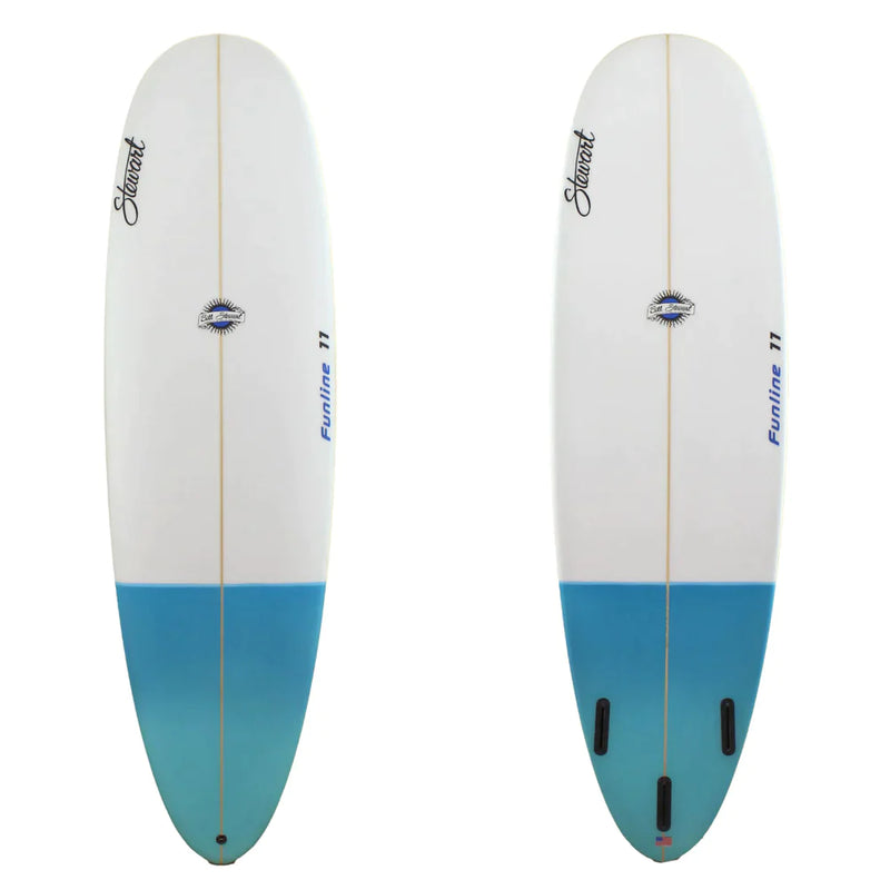 Funline 11 Surfboard White/Blue-img11