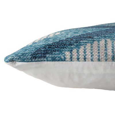 sadler indoor outdoor tribal blue white pillow by nikki chu 3-img38