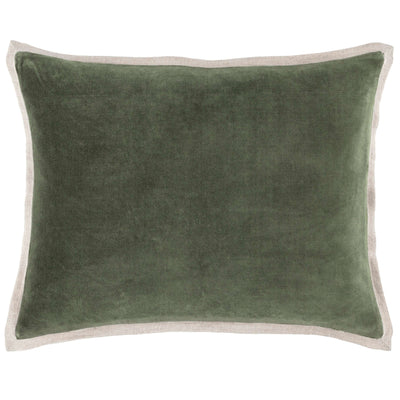 gehry velvet linen sage decorative pillow by pine cone hill pc3840 pil16 5-img16