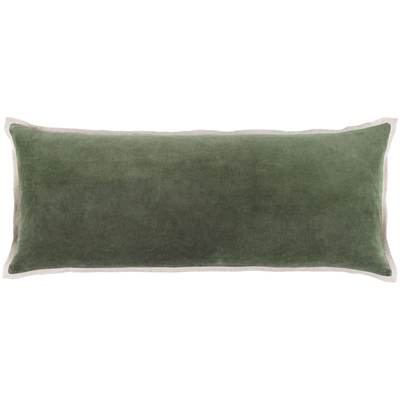 gehry velvet linen sage decorative pillow by pine cone hill pc3840 pil16 4-img87