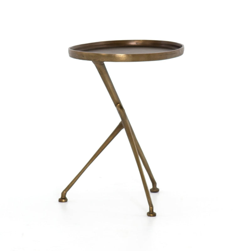 Schmidt Accent Table In Raw Brass-img96