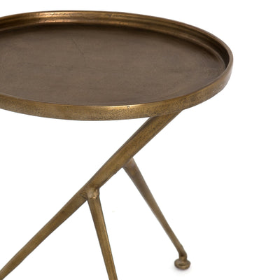 Schmidt Accent Table In Raw Brass-img2