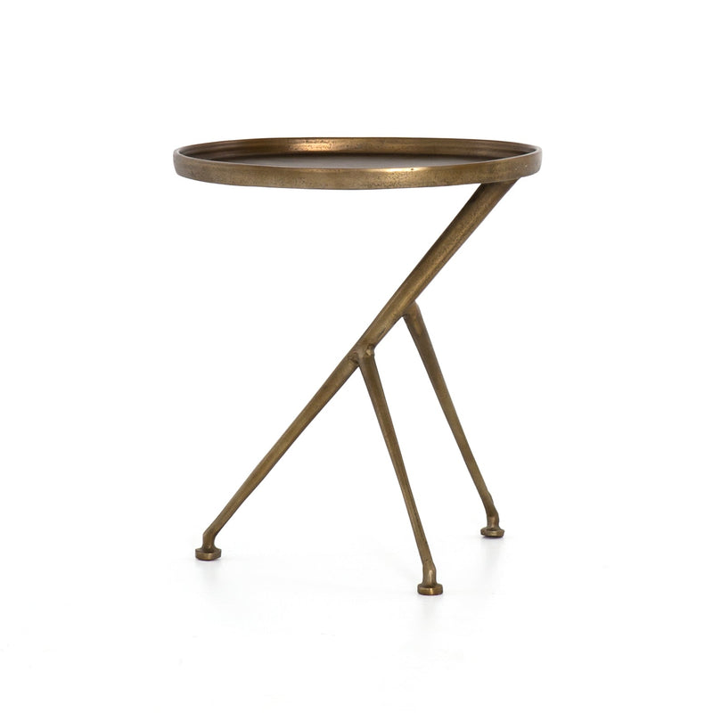 Schmidt Accent Table In Raw Brass-img16
