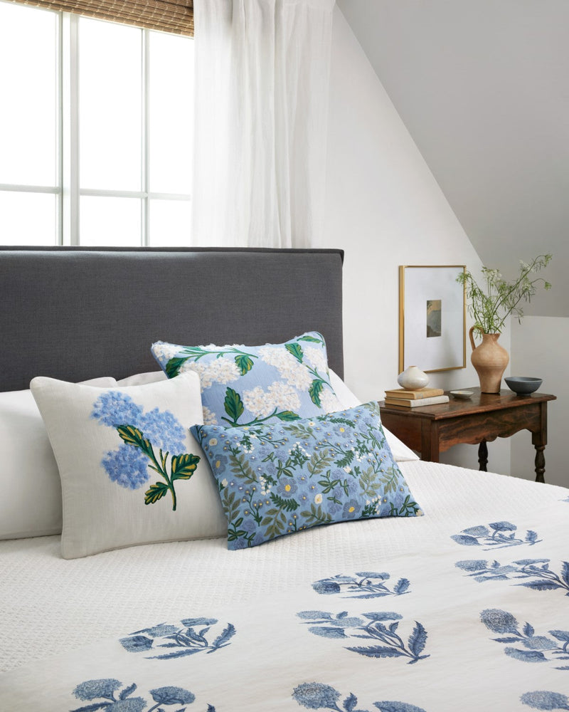 hand woven blue ivory pillow by rifle paper co x loloi dsetprp0013bbivpil3 4-img32
