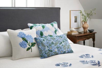 hand woven blue ivory pillow by rifle paper co x loloi dsetprp0013bbivpil3 5-img49
