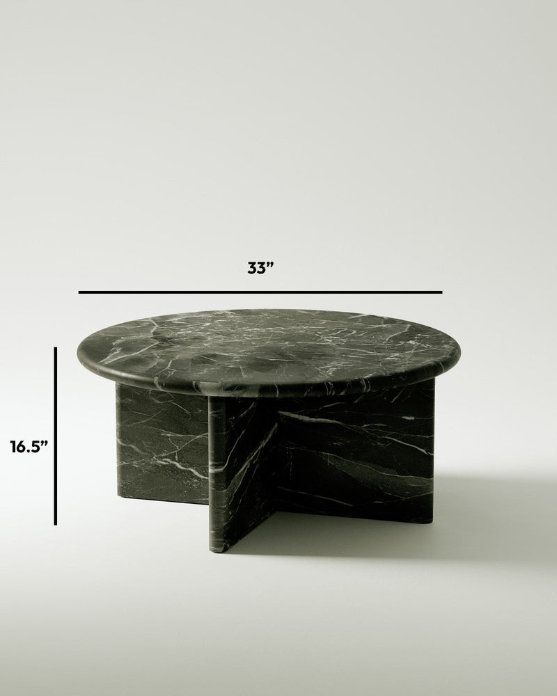 Pernella Round Coffee Table in Solid Stone-img14