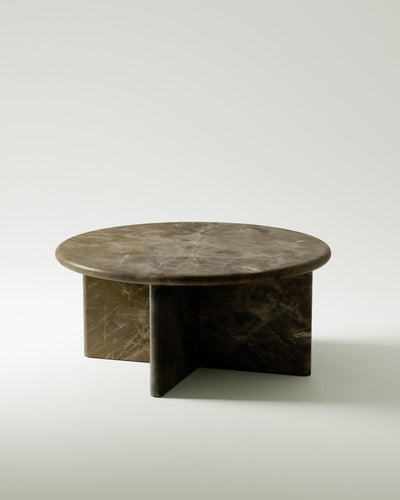 Pernella Round Coffee Table in Solid Stone-img73