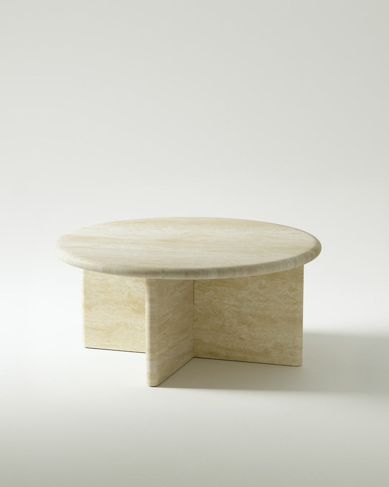 Pernella Round Coffee Table in Solid Stone-img17