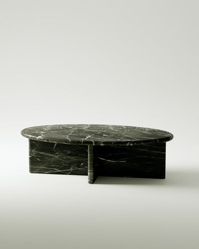 Pernella Petite Oval Coffee Table in Solid Stone-img67