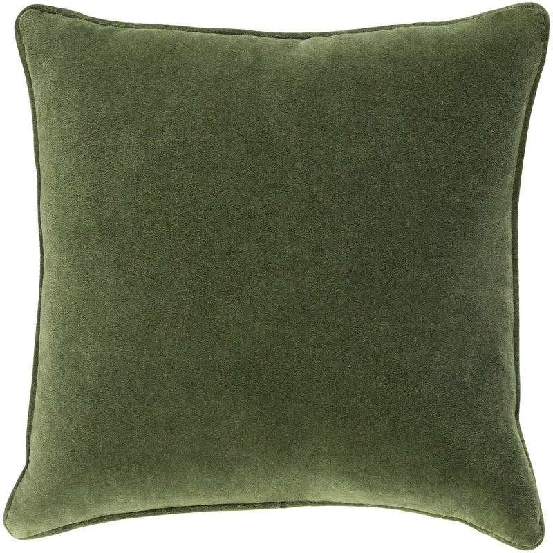 Safflower SAFF-7194 Velvet Pillow in Grass Green by Surya-img2