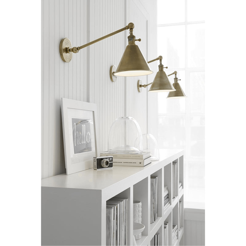 Boston Functional Single Arm Library Light by Chapman & Myers-img6