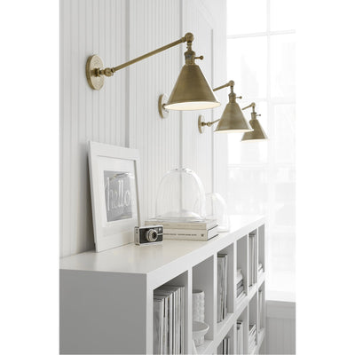 Boston Functional Single Arm Library Light by Chapman & Myers-img65