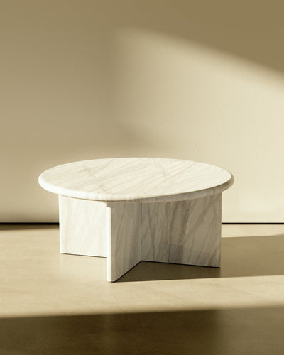 Pernella Round Coffee Table in Solid Stone-img72