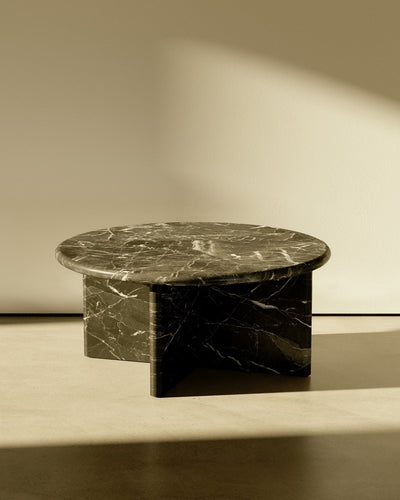 Pernella Round Coffee Table in Solid Stone-img47