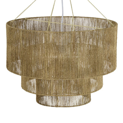 Three Tier Chandelier in Natural-img7