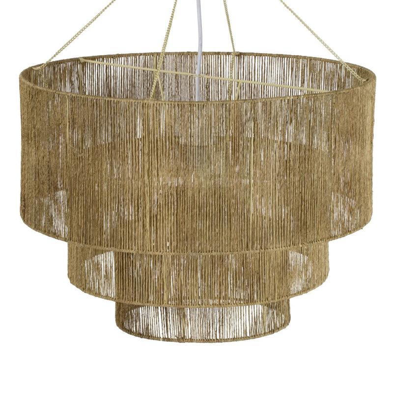Three Tier Chandelier in Natural-img11
