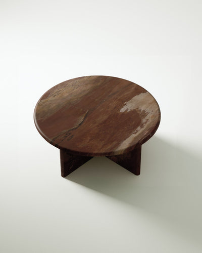 Pernella Round Coffee Table in Solid Stone-img53