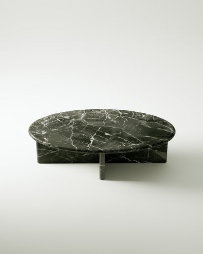 Pernella Petite Oval Coffee Table in Solid Stone-img30
