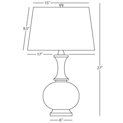Glass Harriet Table Lamp by Robert Abbey-img3
