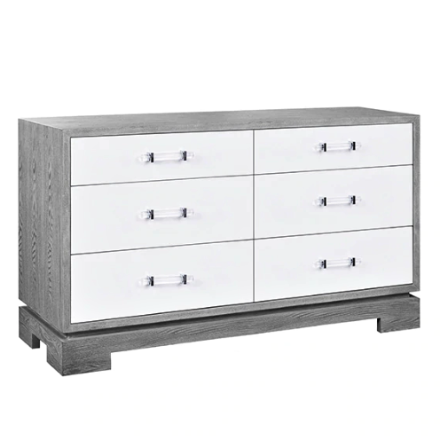 6 drawer chest with acrylic nickel hardware in various colors 3-img49