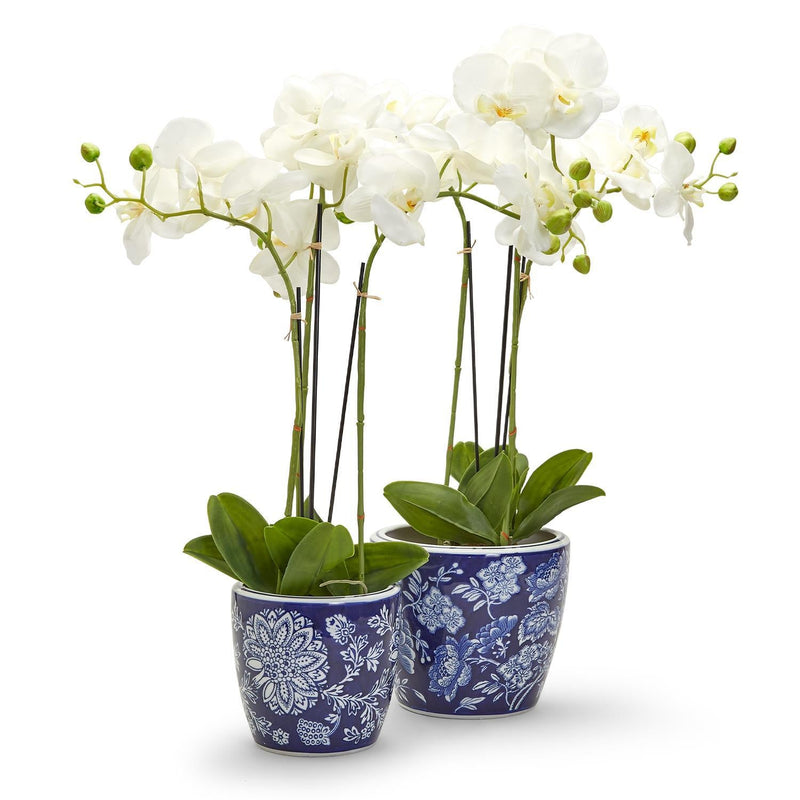 blue and white hand painted planters set of 2 1-img85