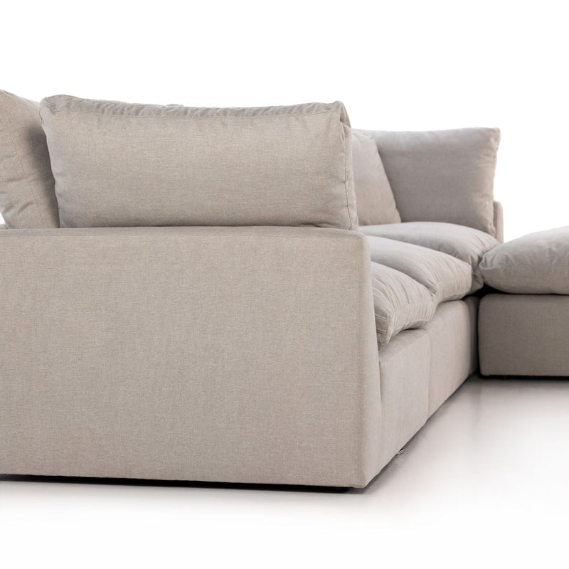 Stevie 3-Piece Sectional Sofa w/ Ottoman in Various Colors Alternate Image 1-img94