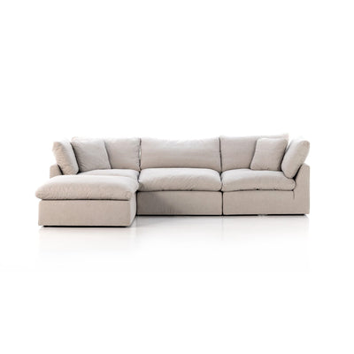 Stevie 3-Piece Sectional Sofa w/ Ottoman in Various Colors Alternate Image 2-img40