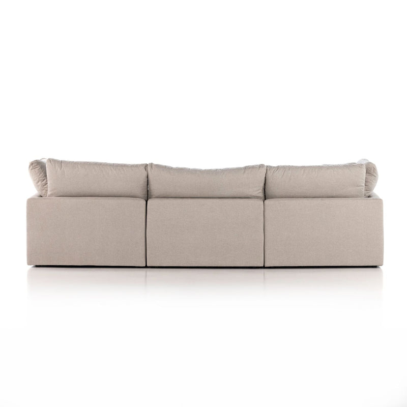 Stevie 3-Piece Sectional Sofa w/ Ottoman in Various Colors Alternate Image 4-img11