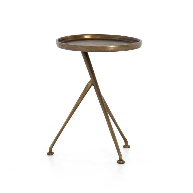 Schmidt Accent Table In Raw Brass-img26