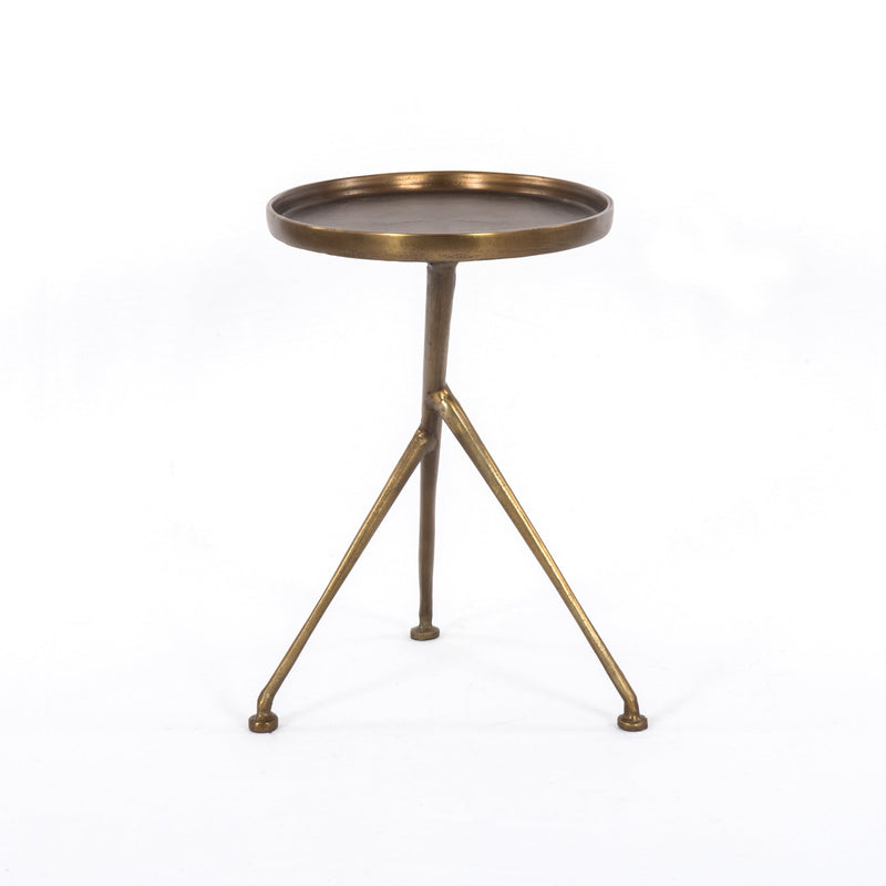 Schmidt Accent Table In Raw Brass-img10