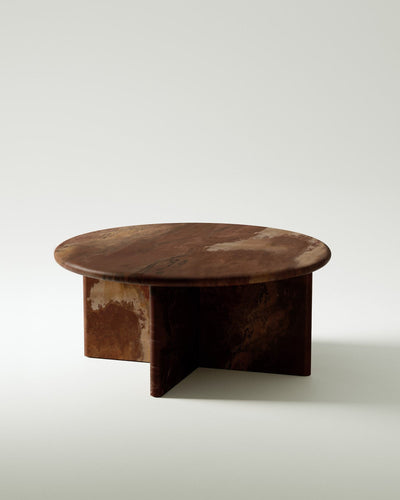 Pernella Round Coffee Table in Solid Stone-img2