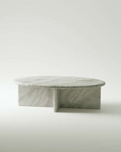 Pernella Oval Coffee Table in Solid Stone-img5