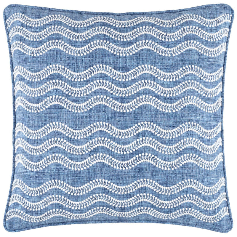 scout embroidered french blue indoor outdoor decorative pillow by annie selke fr730 pil20 1-img75